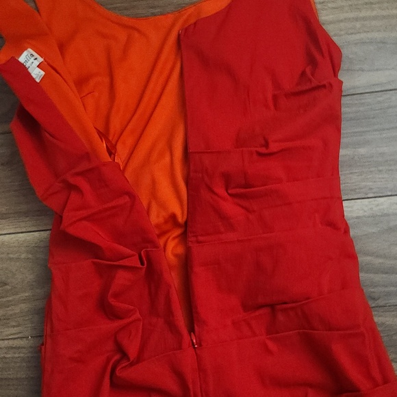 🔥Red Sheath Dress Sleeveless - Picture 10 of 12
